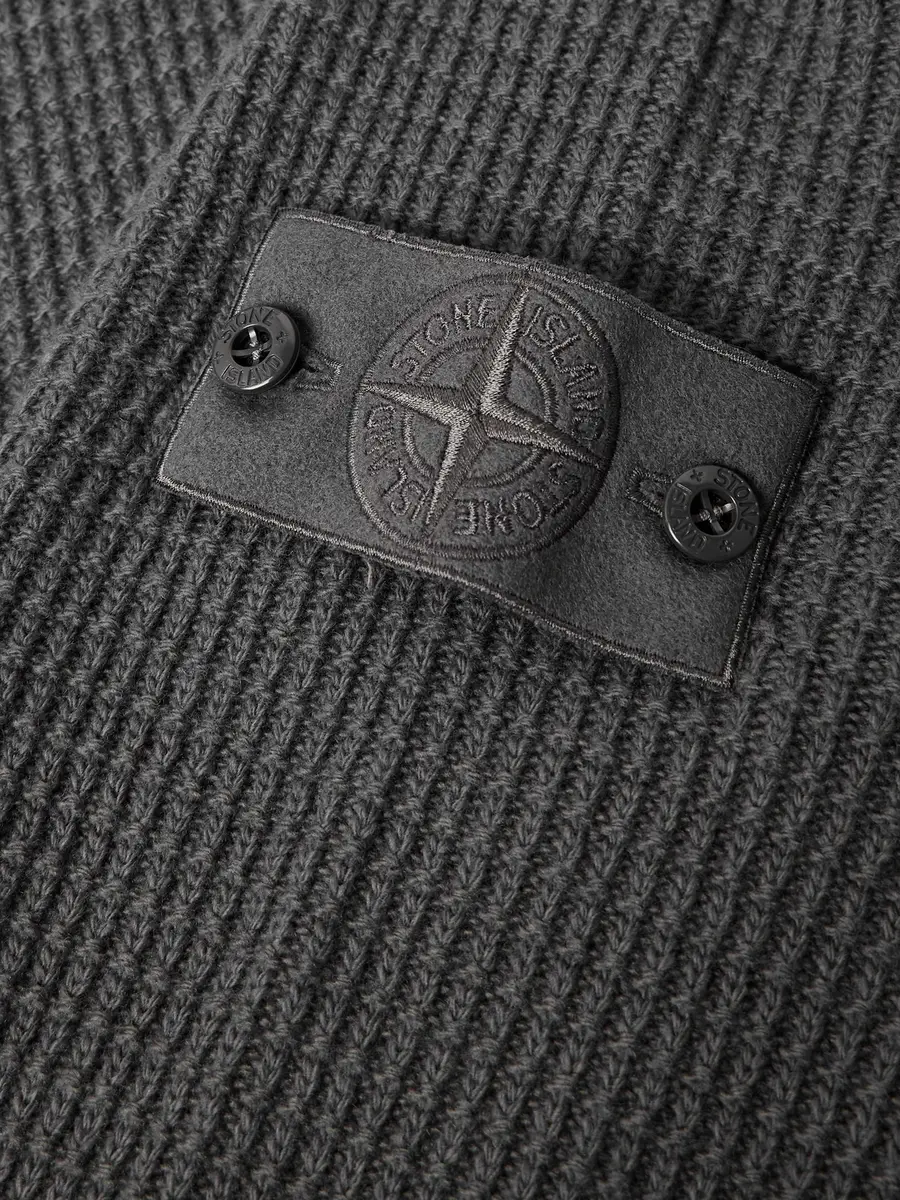 Stone Island GHOST Waffle-Knit Virgin Wool Sweater - Men | Thumbnail 5 Stone Island GHOST Waffle-Knit Virgin Wool Sweater - Men | Thumbnail 5