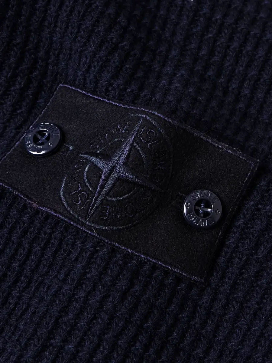 Stone Island GHOST Waffle-Knit Virgin Wool Zip-Up Cardigan - Men | Thumbnail 5 Stone Island GHOST Waffle-Knit Virgin Wool Zip-Up Cardigan - Men | Thumbnail 5