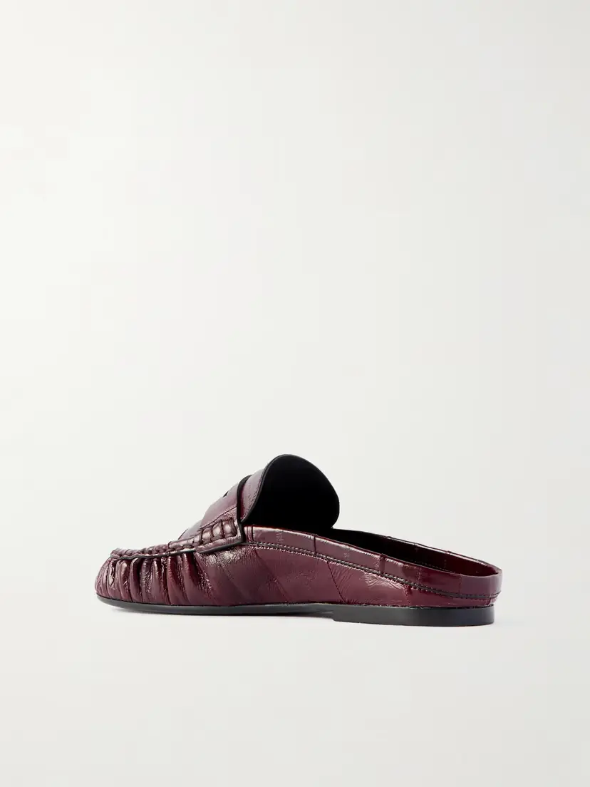 Saint Laurent Le Loafer Eel Slippers | Thumbnail 3 Saint Laurent Le Loafer Eel Slippers | Thumbnail 3