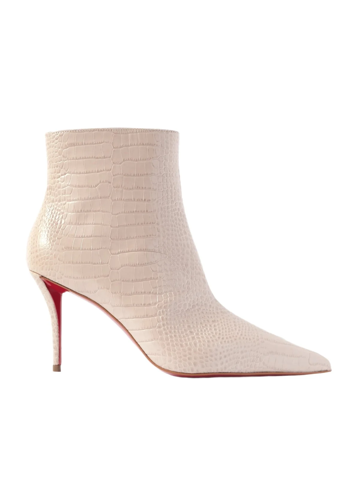 Miss Z 80 Croc-effect Leather Ankle Boots Miss Z 80 Croc-effect Leather Ankle Boots