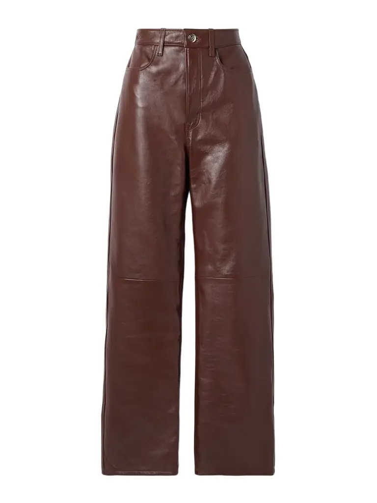 RÙADH The Quinn Leather Straight-leg Pants | Image 1 RÙADH The Quinn Leather Straight-leg Pants | Image 1