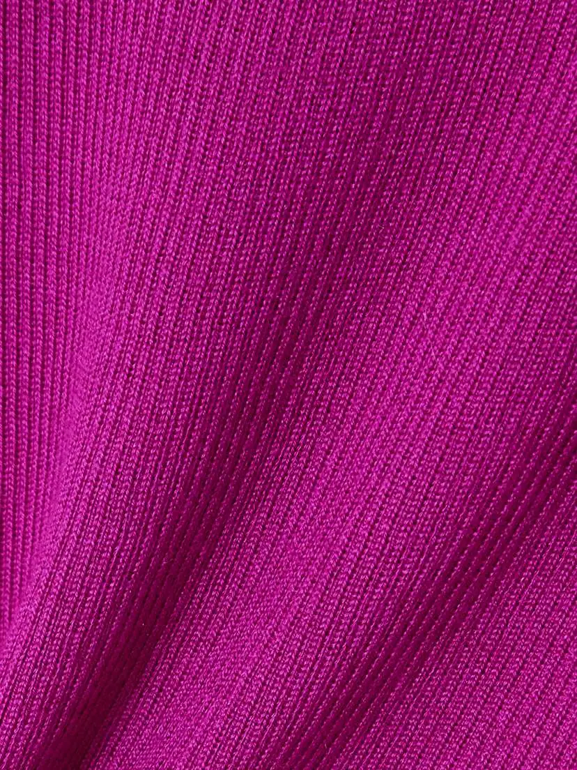 Saint Laurent Ribbed Wool, Cashmere And Silk-blend Turtleneck Sweater | Thumbnail 4
