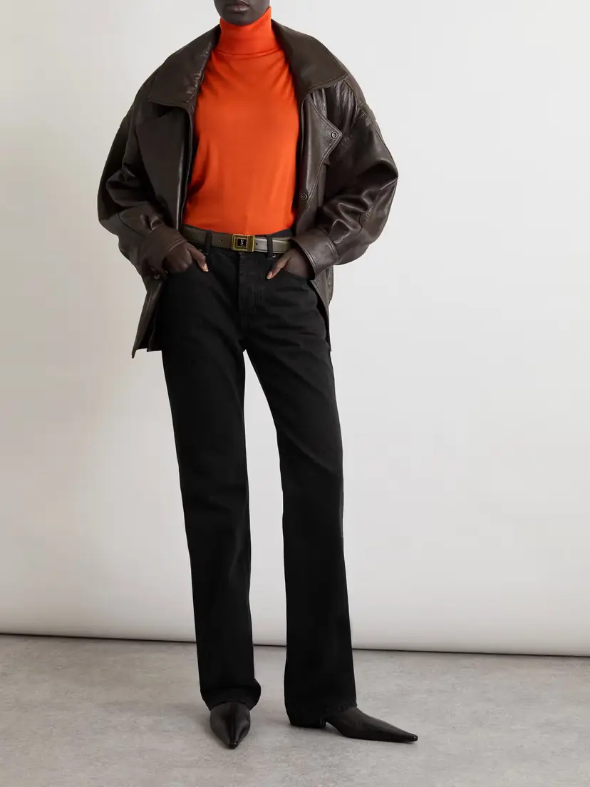 Saint Laurent Nico Mid-rise Straight-leg Jeans | Thumbnail 2 Saint Laurent Nico Mid-rise Straight-leg Jeans | Thumbnail 2