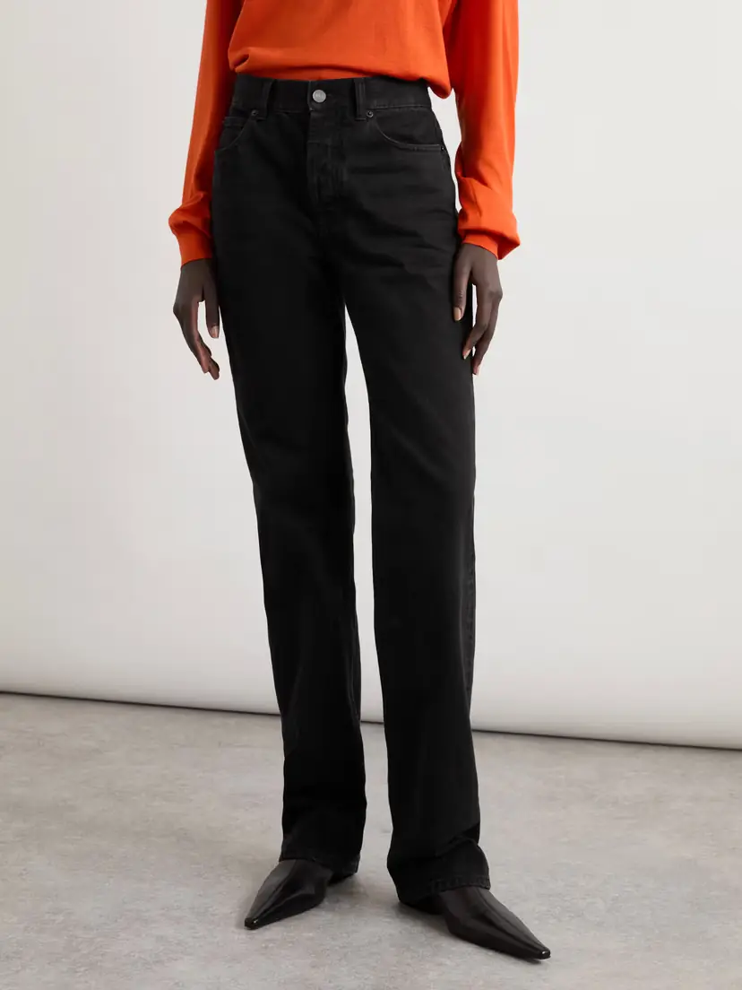 Saint Laurent Nico Mid-rise Straight-leg Jeans | Thumbnail 3 Saint Laurent Nico Mid-rise Straight-leg Jeans | Thumbnail 3