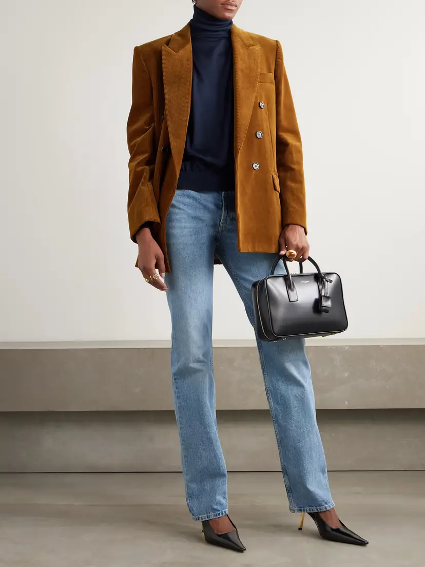 Saint Laurent Wool, Cashmere And Silk-blend Turtleneck Sweater | Thumbnail 2 Saint Laurent Wool, Cashmere And Silk-blend Turtleneck Sweater | Thumbnail 2