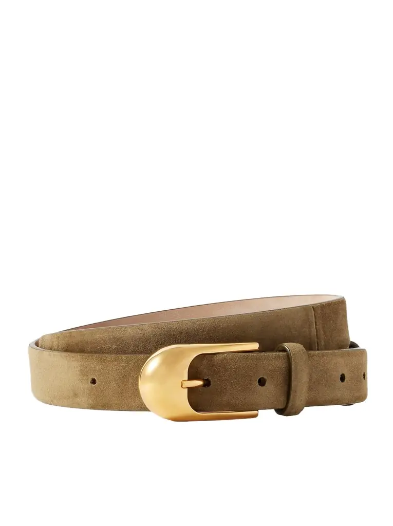 Khaite Dome Suede Belt | Image 1 Khaite Dome Suede Belt | Image 1