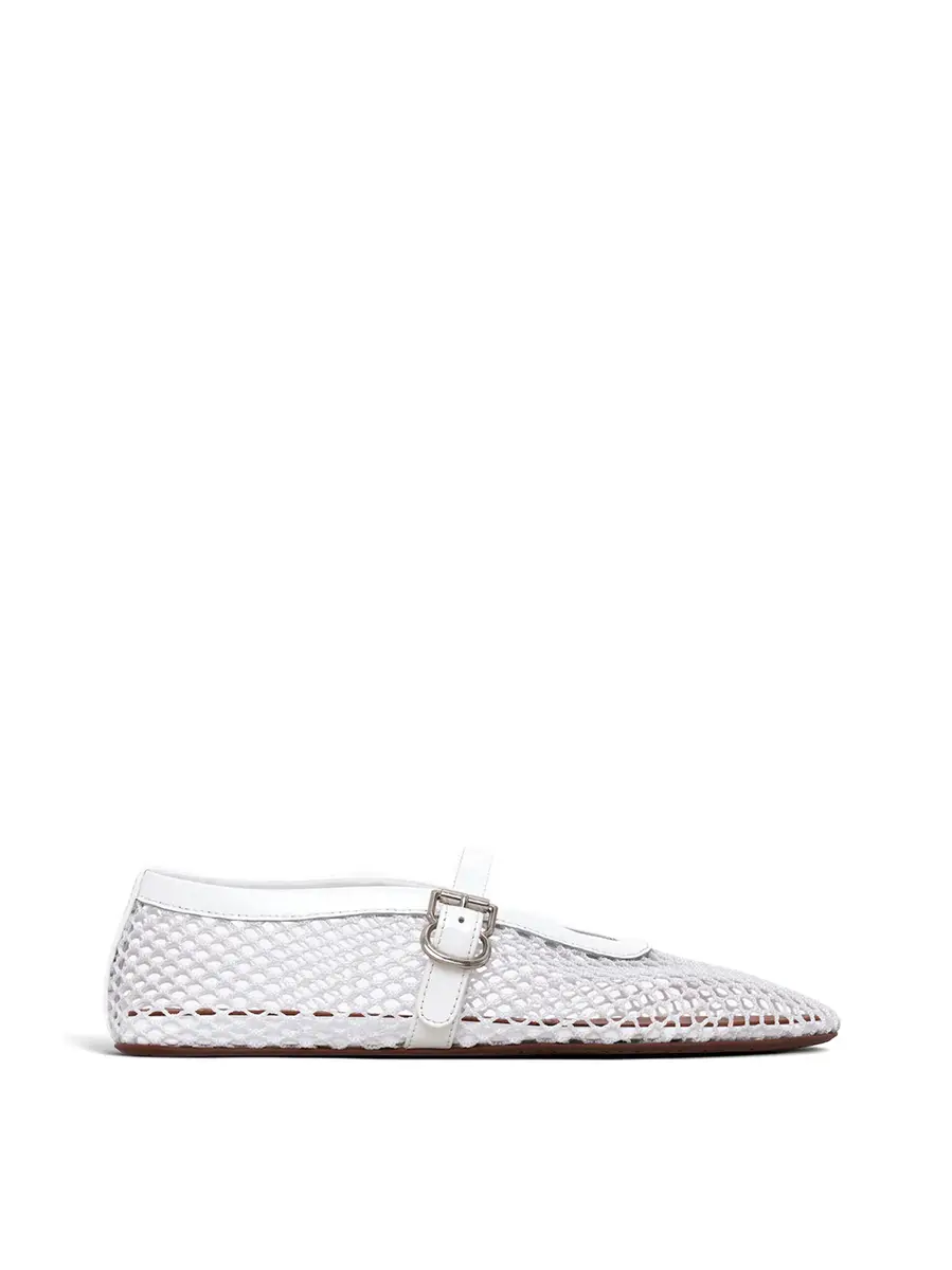 Alaïa Fishnet Ballet Flats | Image 1 Alaïa Fishnet Ballet Flats | Image 1