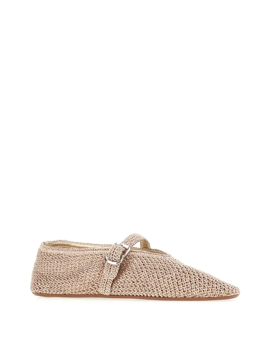 Alaïa Knit Lurex Ballet Flats | Thumbnail 2 Alaïa Knit Lurex Ballet Flats | Thumbnail 2