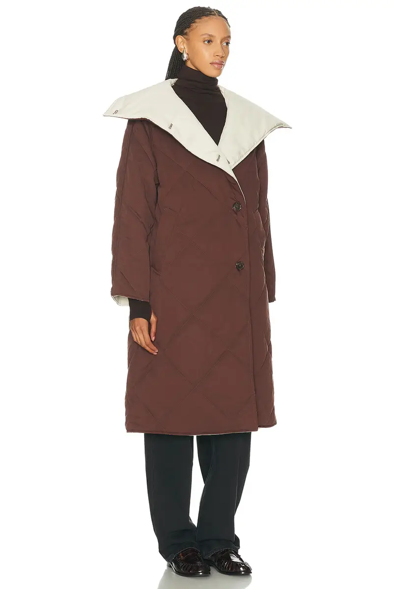 Varley Annalise Reversible Wrap Coat | Thumbnail 4