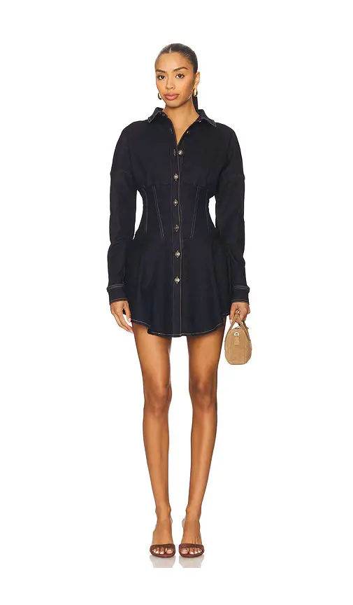 OW Collection Ella Denim Shirt Dress | Image 1 OW Collection Ella Denim Shirt Dress | Image 1