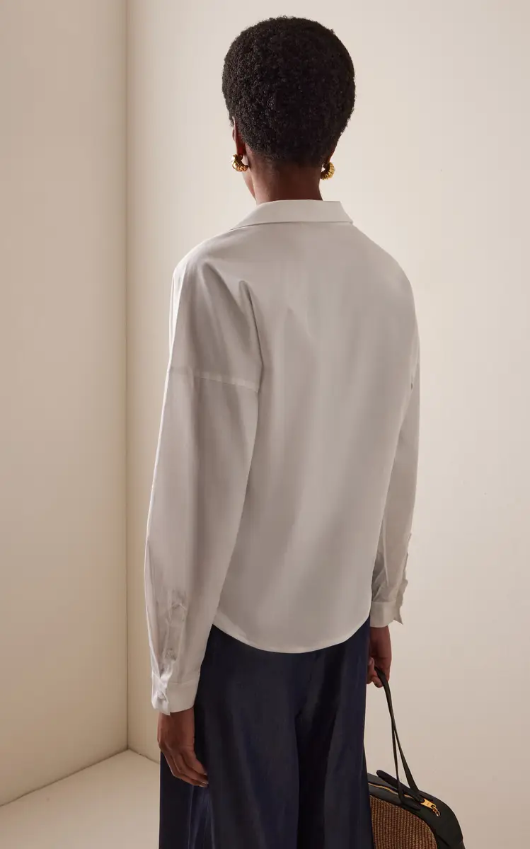 Andres Otalora Luz Envolvente Cotton-Poplin Shirt | Thumbnail 5