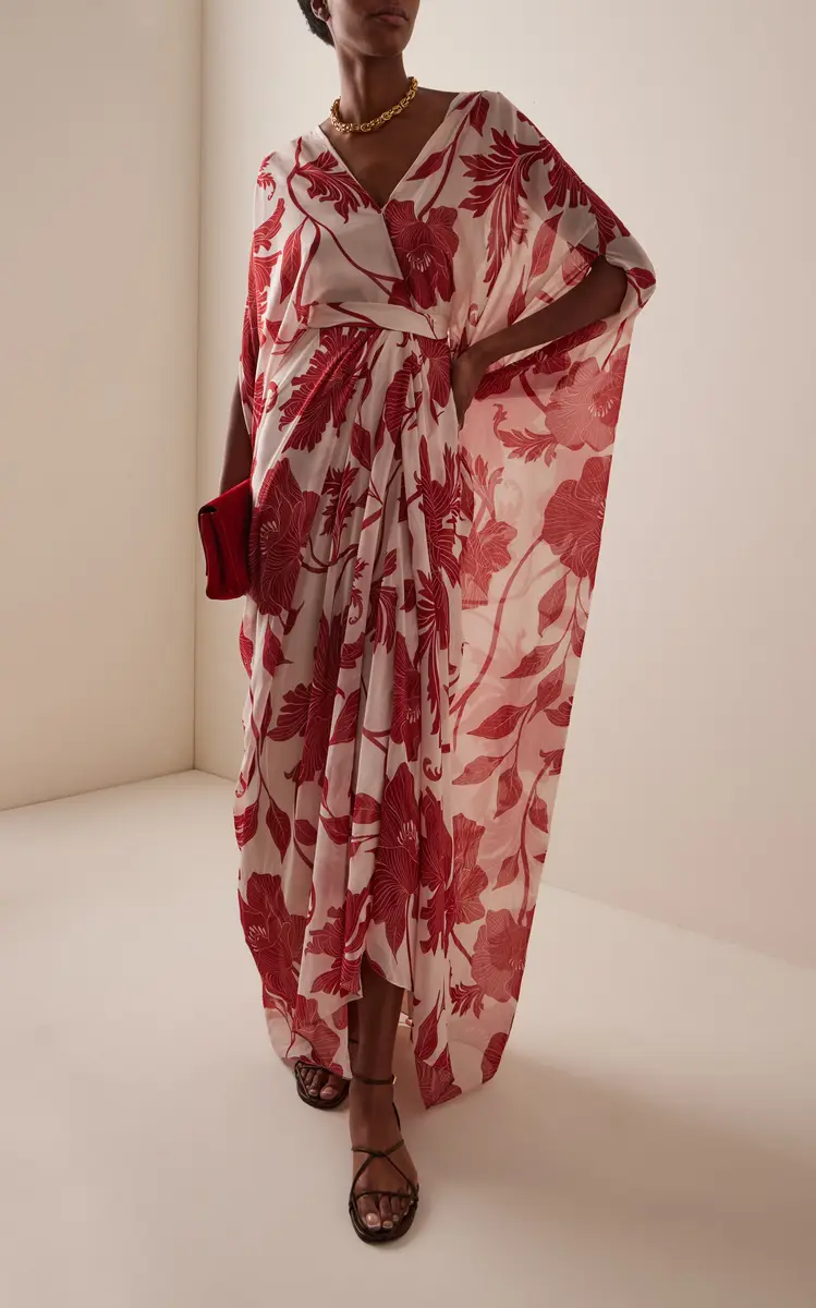 Andres Otalora Cefalonia Chiffon Caftan | Thumbnail 2 Andres Otalora Cefalonia Chiffon Caftan | Thumbnail 2