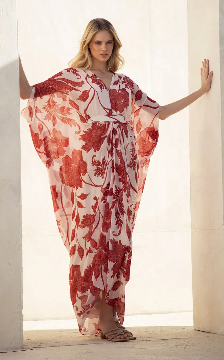 Andres Otalora Cefalonia Chiffon Caftan | Thumbnail 5 Andres Otalora Cefalonia Chiffon Caftan | Thumbnail 5