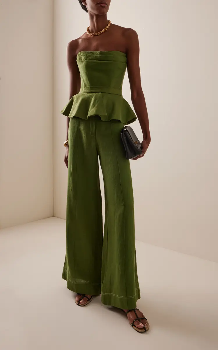 Andres Otalora Vivir Linen Wide-Leg Pants | Thumbnail 2 Andres Otalora Vivir Linen Wide-Leg Pants | Thumbnail 2