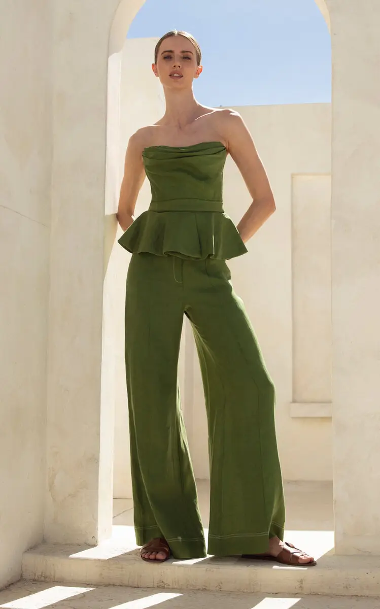 Andres Otalora Vivir Linen Wide-Leg Pants | Thumbnail 5 Andres Otalora Vivir Linen Wide-Leg Pants | Thumbnail 5