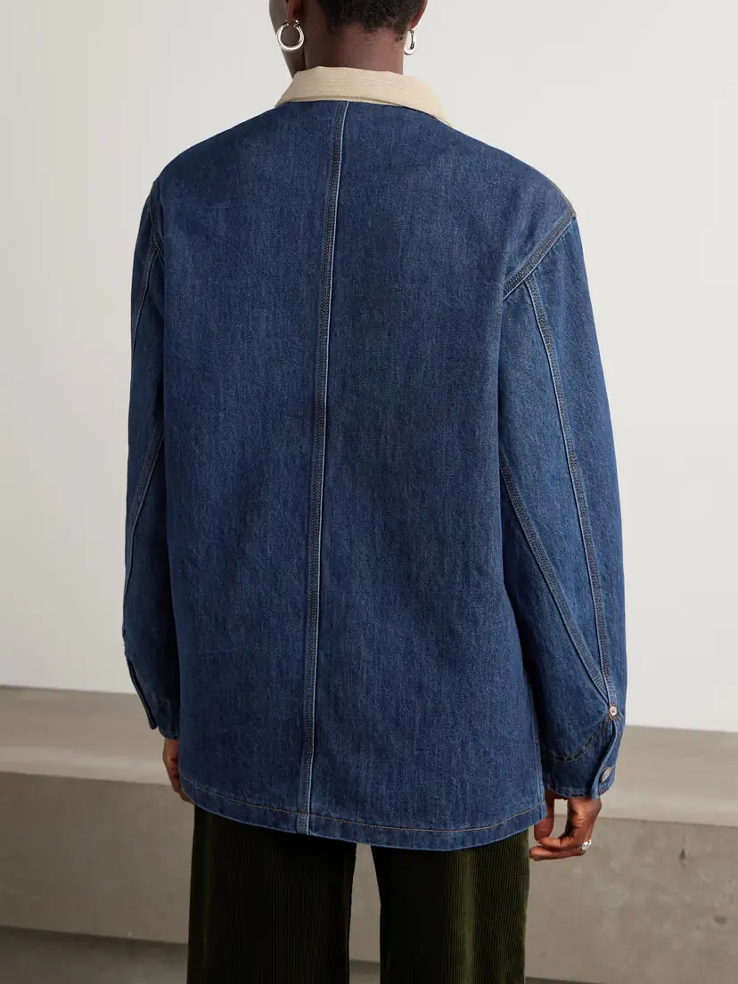 Aimé Leon Dore Corduroy-trimmed Denim Jacket | Thumbnail 4
