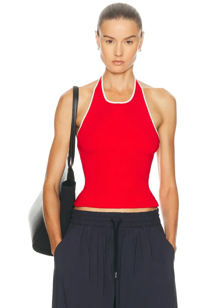 St. Agni Fine Line Halter Top | Image 1 St. Agni Fine Line Halter Top | Image 1