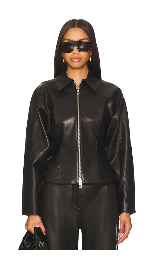 THE SEI Fitted Leather Jacket | Thumbnail 2 THE SEI Fitted Leather Jacket | Thumbnail 2