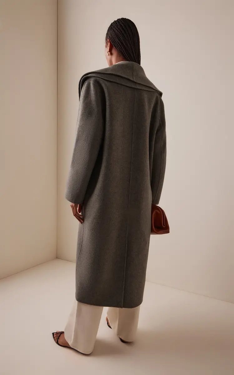 Róhe Signature double-faced scarf coat | Thumbnail 4 Róhe Signature double-faced scarf coat | Thumbnail 4