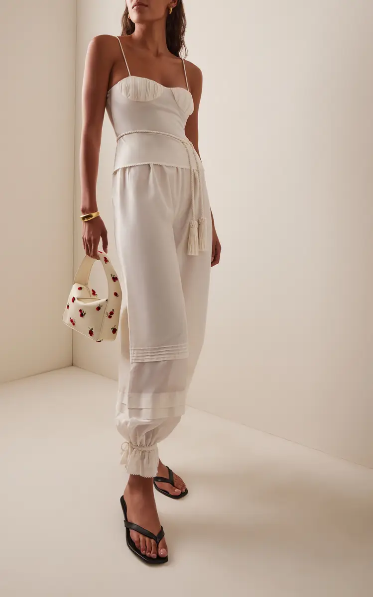 Posse Exclusive Pearl Cotton-Silk Pants | Thumbnail 2 Posse Exclusive Pearl Cotton-Silk Pants | Thumbnail 2