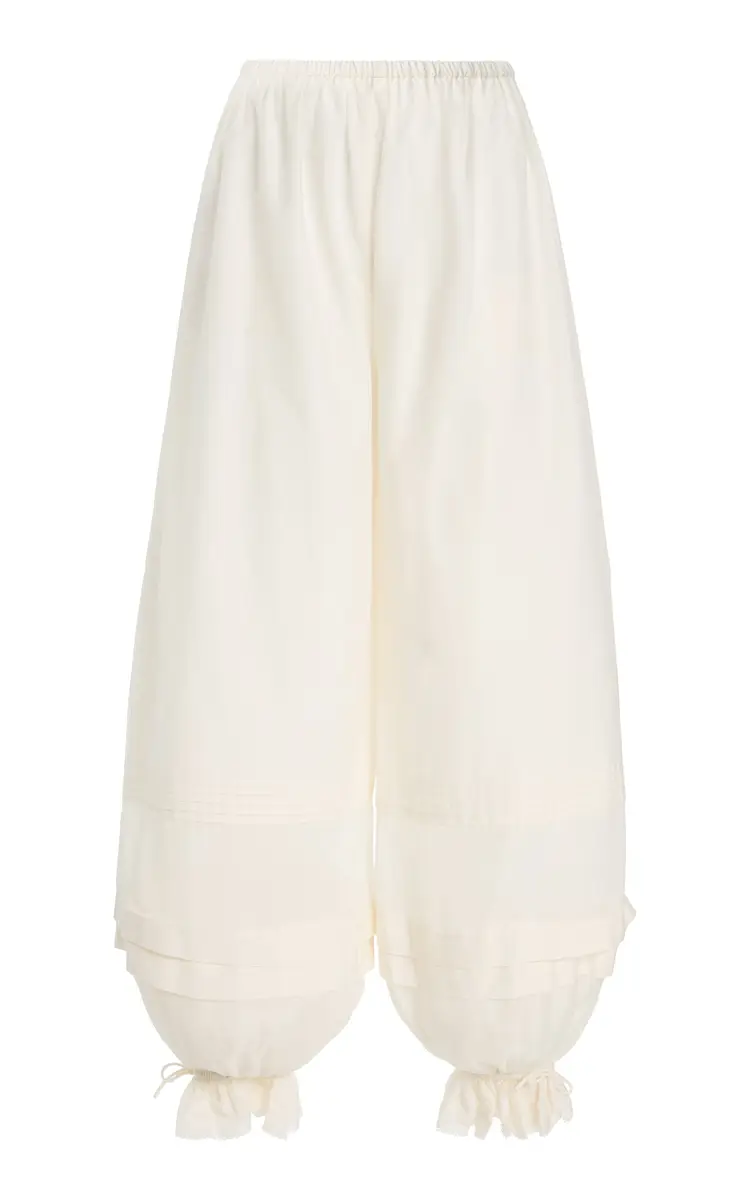 Posse Exclusive Pearl Cotton-Silk Pants | Thumbnail 6 Posse Exclusive Pearl Cotton-Silk Pants | Thumbnail 6