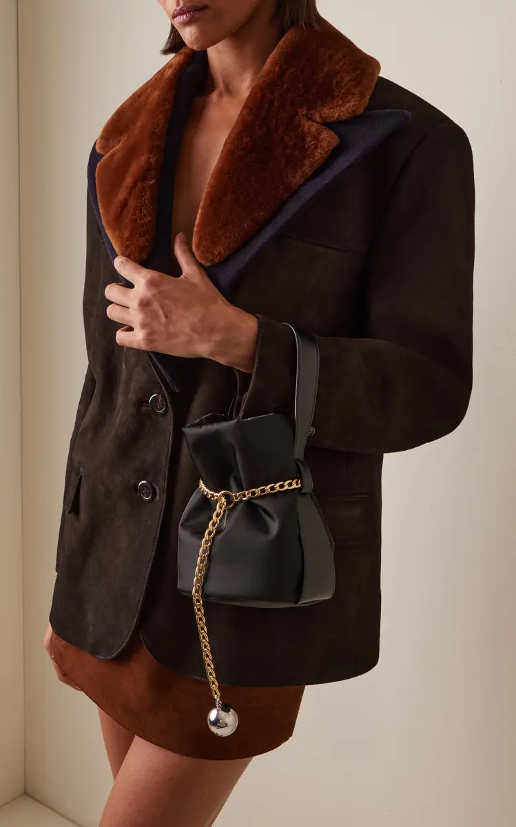 Prada Petit Sac Noir Mini Re-Nylon Bucket Bag - Black - OS | Thumbnail 2