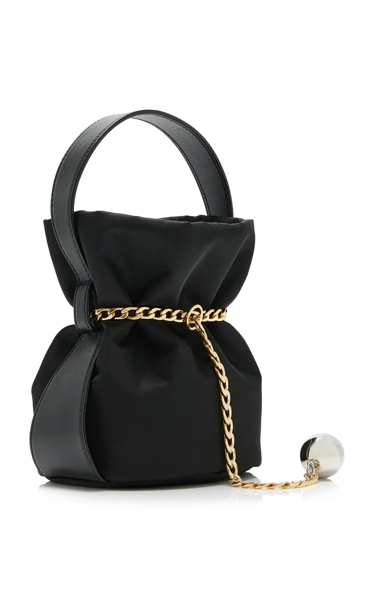 Prada Petit Sac Noir Mini Re-Nylon Bucket Bag - Black - OS | Thumbnail 7