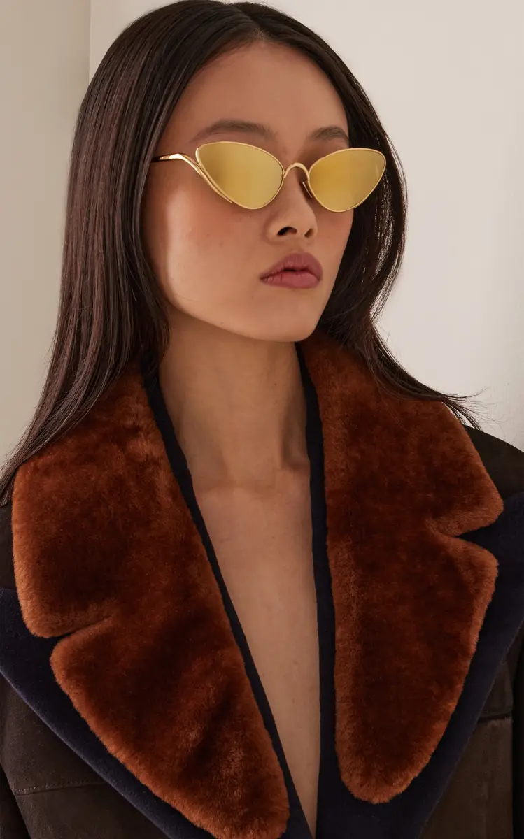 Loewe Shooting Star Cat-Eye Metal Sunglasses | Thumbnail 2 Loewe Shooting Star Cat-Eye Metal Sunglasses | Thumbnail 2