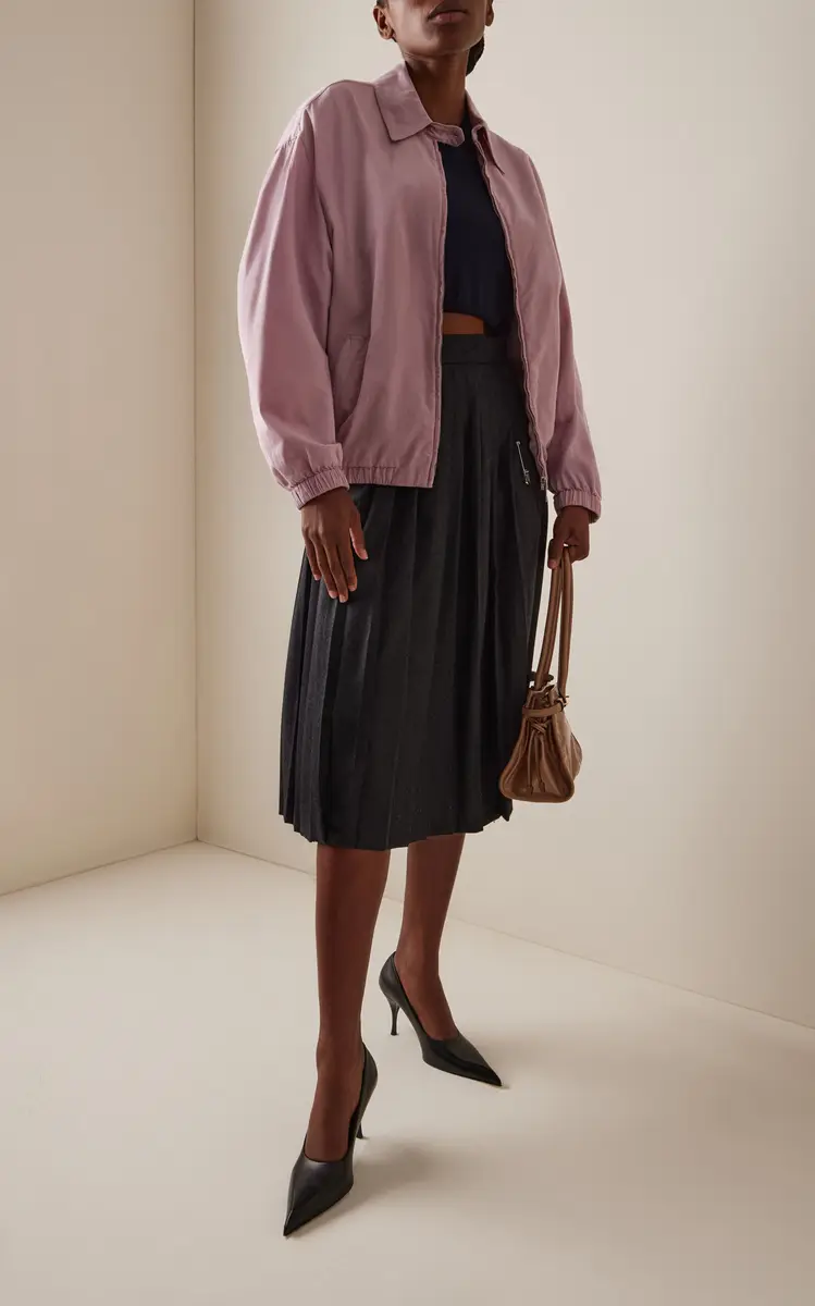Prada Cotton-Gabardine Blouson Jacket | Thumbnail 2