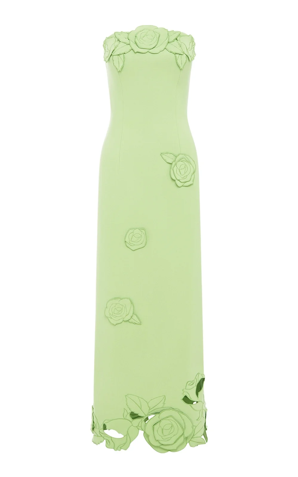 Rayna Floral-Appliquéd Crepe Maxi Dress Rayna Floral-Appliquéd Crepe Maxi Dress
