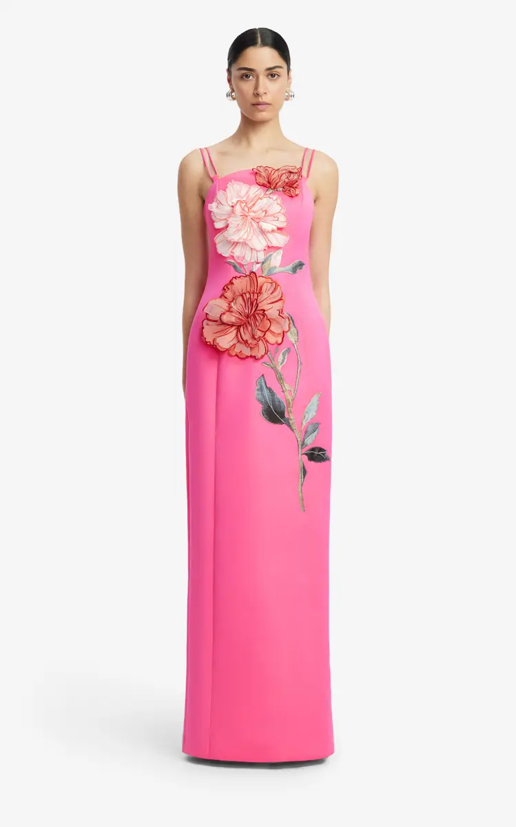 Leo Lin Arianna Appliquéd Maxi Dress | Thumbnail 3