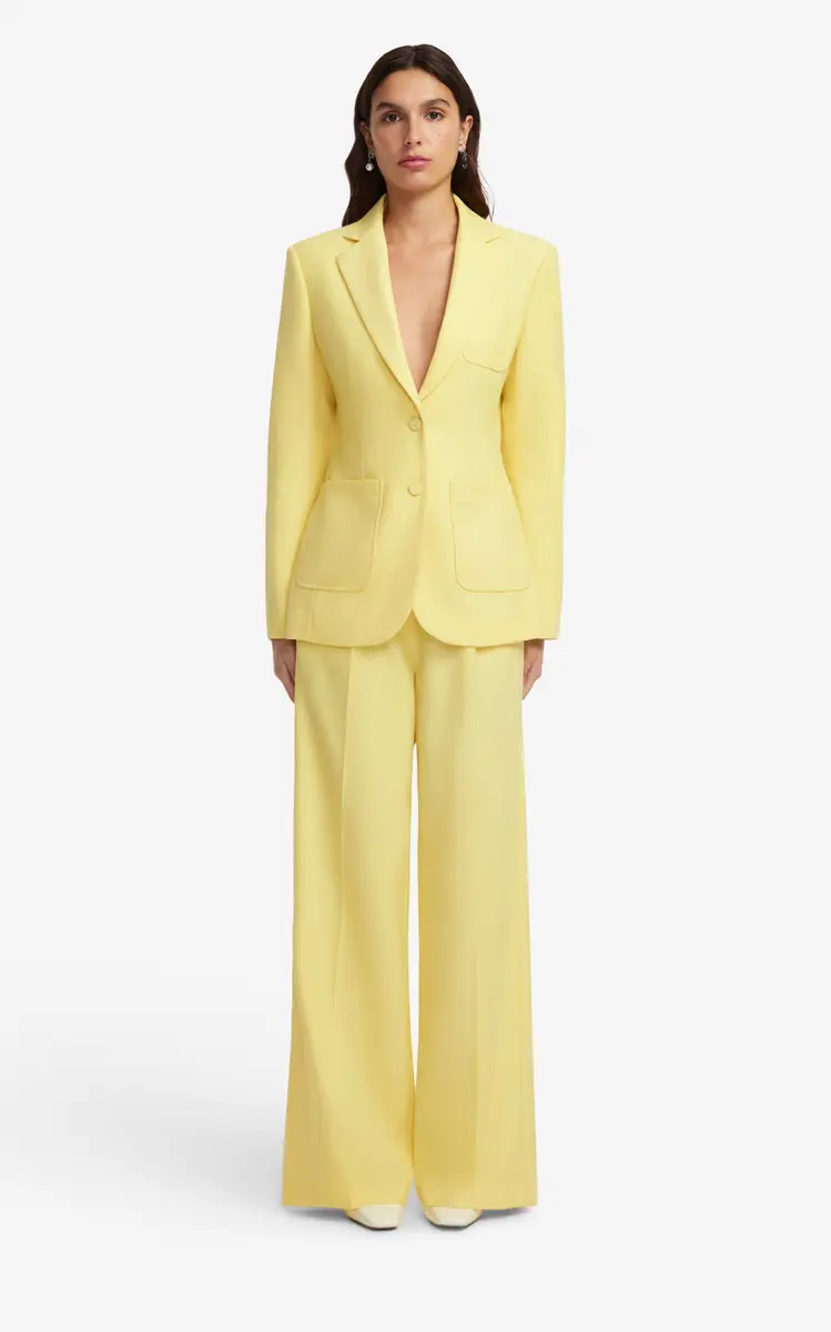 Leo Lin Elisha Tailored Wool-Blend Wide-Leg Pants | Thumbnail 2