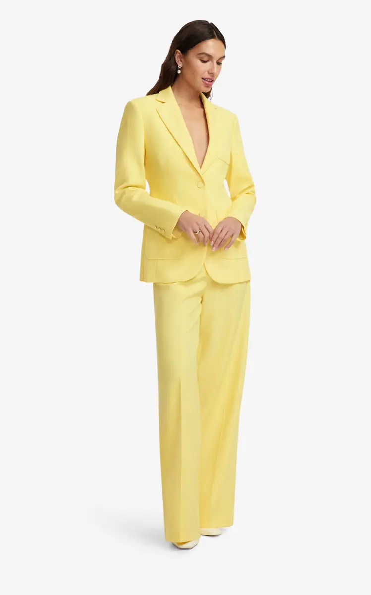 Leo Lin Elisha Tailored Wool-Blend Wide-Leg Pants | Thumbnail 3