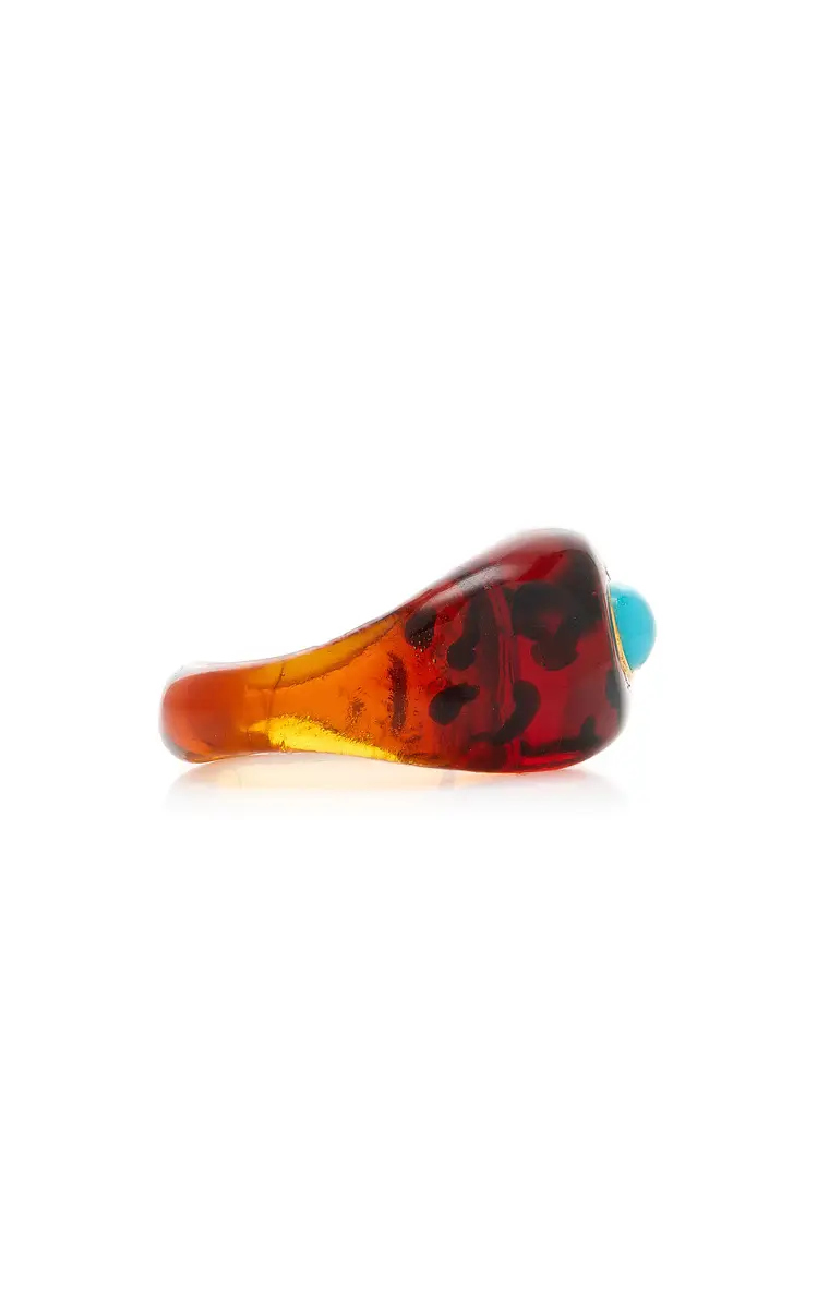 Lizzie Fortunato Monument Ring In Leopard | Thumbnail 6 Lizzie Fortunato Monument Ring In Leopard | Thumbnail 6
