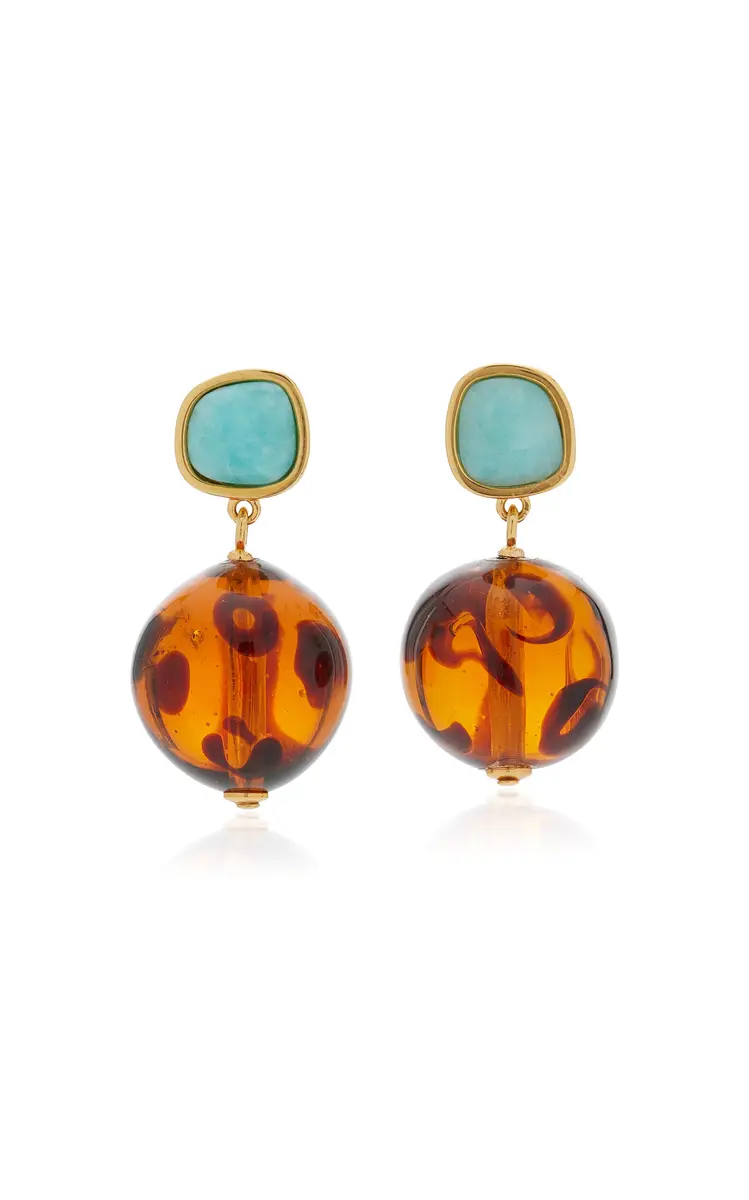 Pia Earrings In Leopard