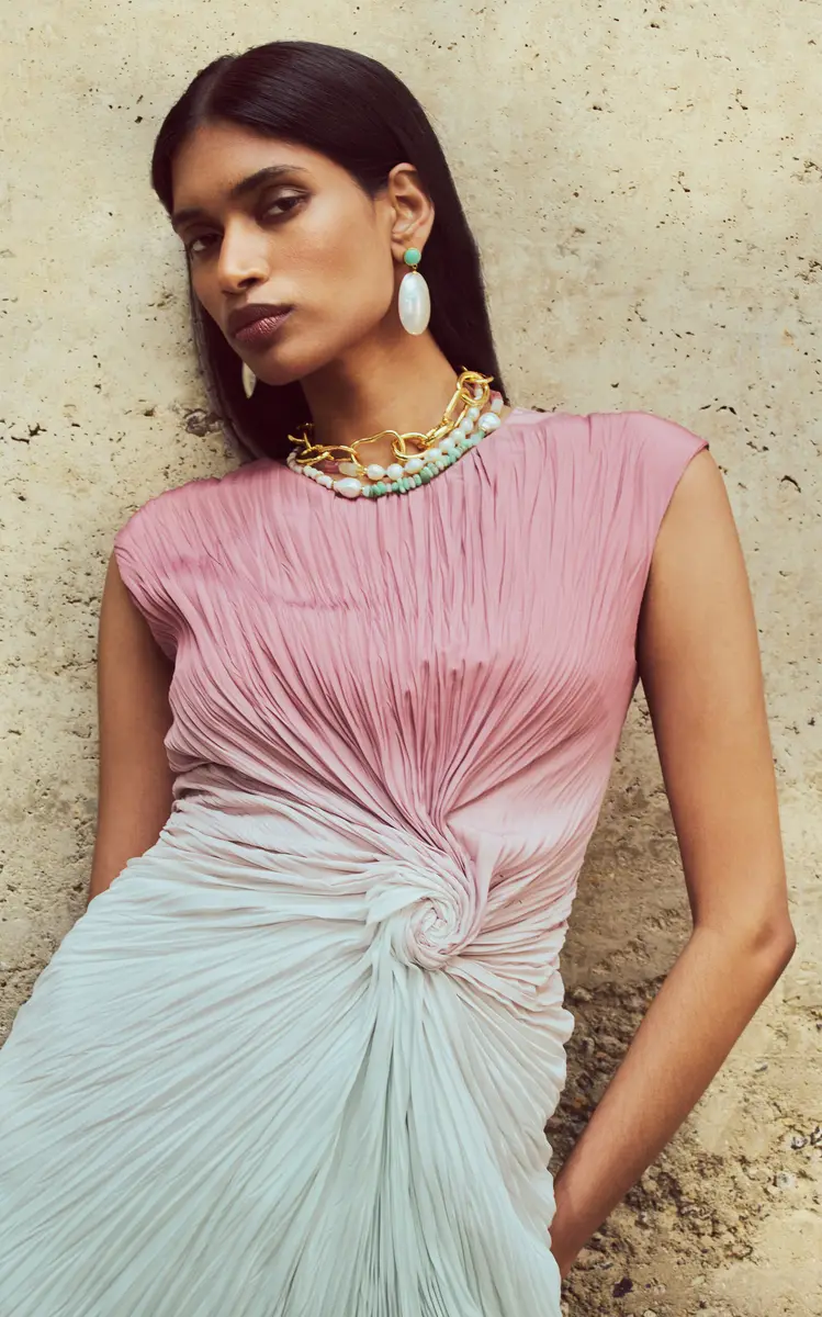 Lizzie Fortunato Cabana Necklace In Cactus Rose | Thumbnail 3 Lizzie Fortunato Cabana Necklace In Cactus Rose | Thumbnail 3