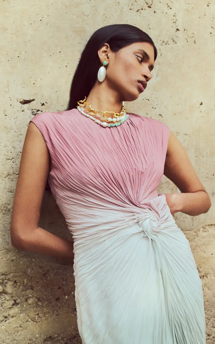 Lizzie Fortunato Cabana Necklace In Cactus Rose | Thumbnail 4 Lizzie Fortunato Cabana Necklace In Cactus Rose | Thumbnail 4