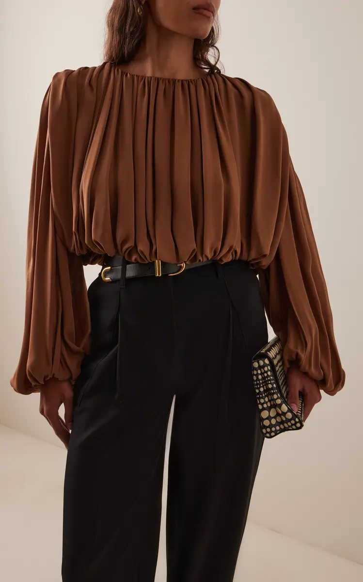 Heirlome Exclusive Michelle Silk Top | Thumbnail 2 Heirlome Exclusive Michelle Silk Top | Thumbnail 2