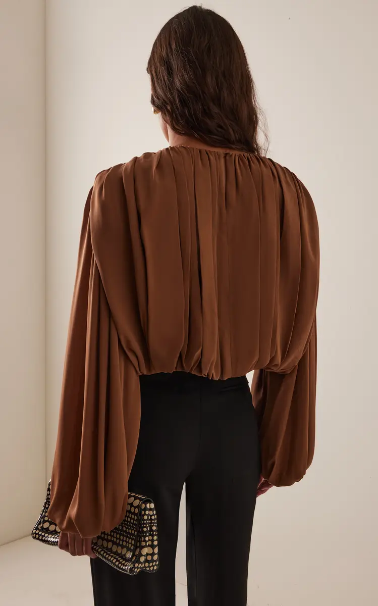 Heirlome Exclusive Michelle Silk Top | Thumbnail 4 Heirlome Exclusive Michelle Silk Top | Thumbnail 4