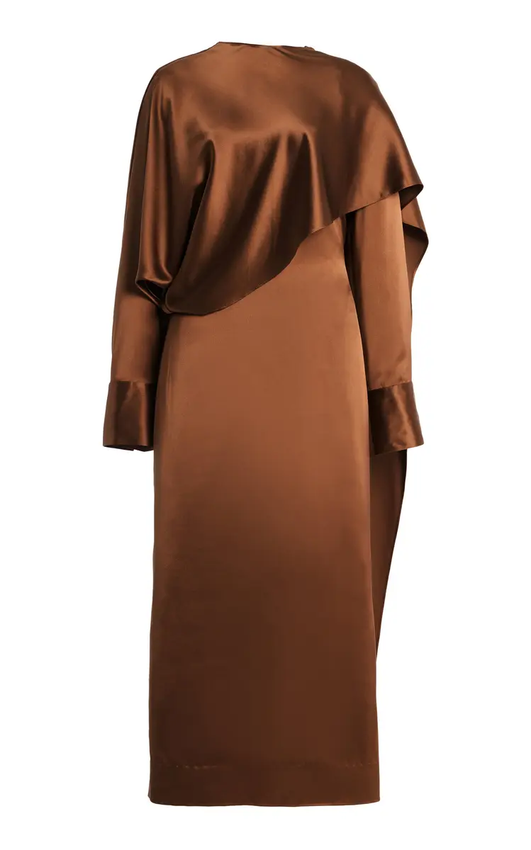 Heirlome Exclusive Carmen Silk Maxi Cape Dress | Thumbnail 6