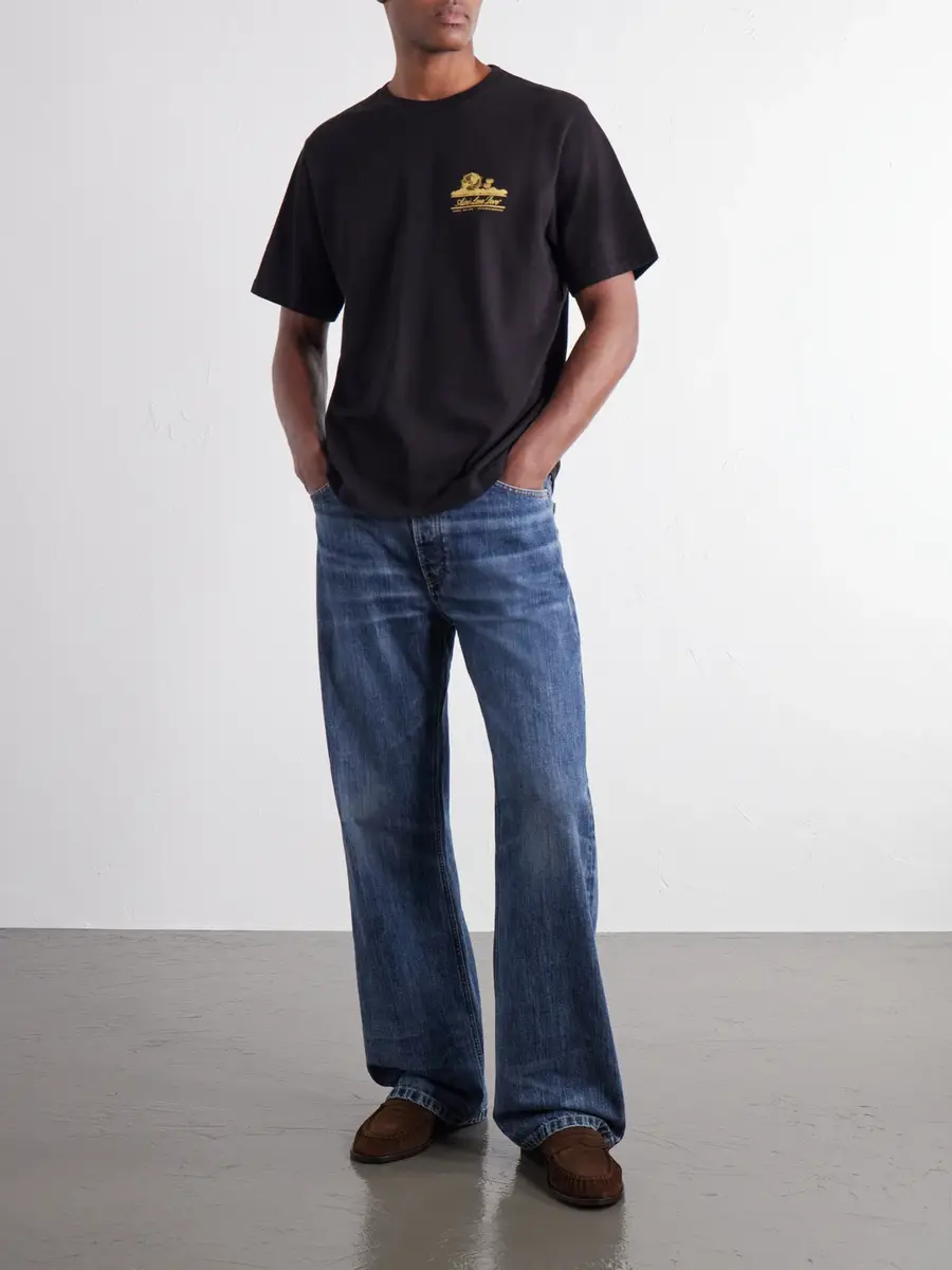 Aimé Leon Dore Unisphere Logo-Print Cotton-Jersey T-Shirt - Men | Thumbnail 2 Aimé Leon Dore Unisphere Logo-Print Cotton-Jersey T-Shirt - Men | Thumbnail 2