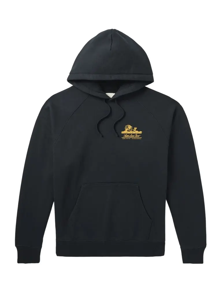 Aimé Leon Dore Unisphere Logo-Print Cotton-Jersey Hoodie - Men