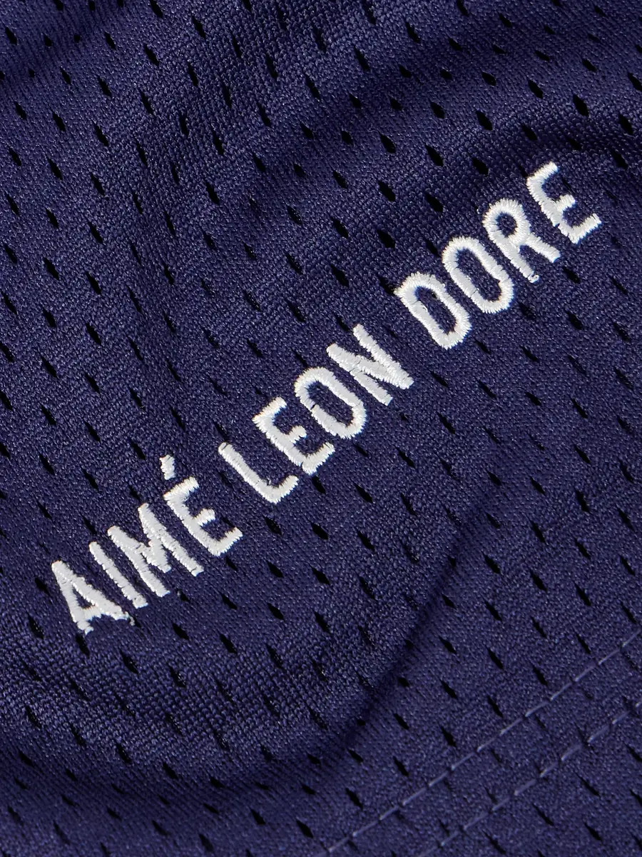 Aimé Leon Dore Straight-Leg Logo-Print Mesh Shorts - Men | Thumbnail 5