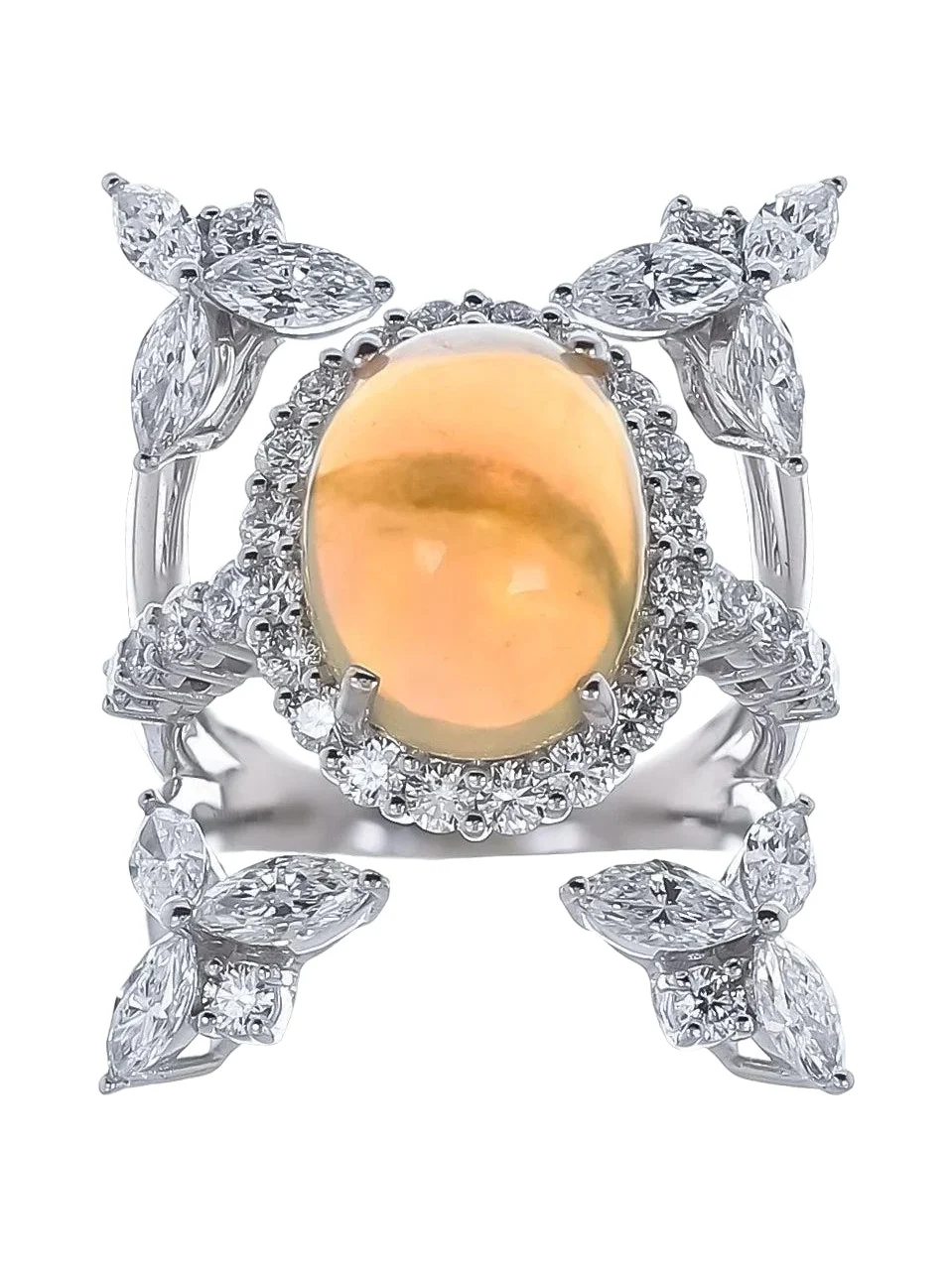 Opal Diamond Reign Supreme Ring
