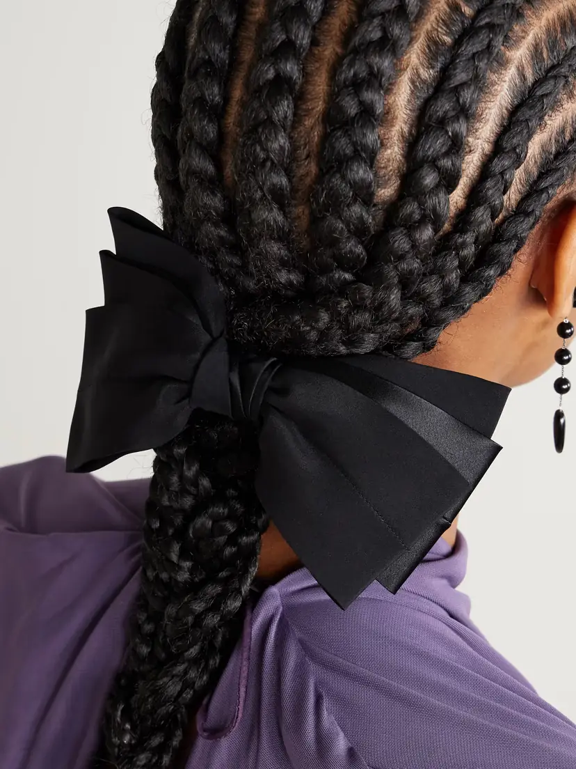Sophie Buhai Bow-detailed Silk Hair Clip | Thumbnail 2 Sophie Buhai Bow-detailed Silk Hair Clip | Thumbnail 2