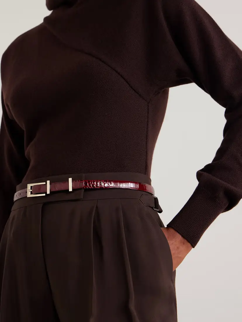 Tom Ford Croc-effect Patent-leather Belt | Thumbnail 2
