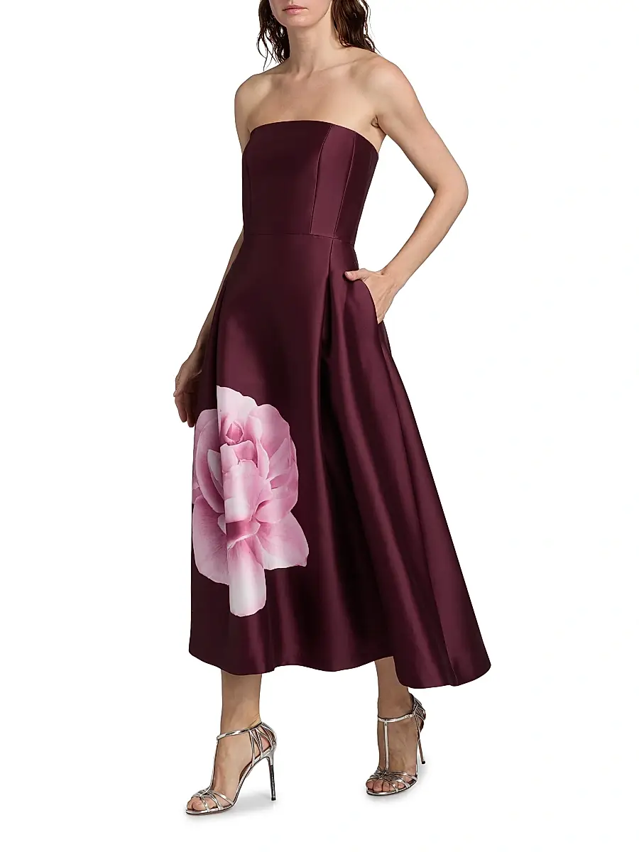 SACHIN & BABI Women's Shay Strapless Tea-Length Dress | Thumbnail 4 SACHIN & BABI Women's Shay Strapless Tea-Length Dress | Thumbnail 4