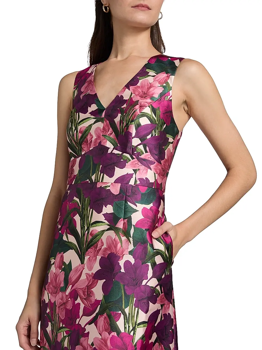 SACHIN & BABI Women's Rori Floral Tiered Gown | Thumbnail 6 SACHIN & BABI Women's Rori Floral Tiered Gown | Thumbnail 6