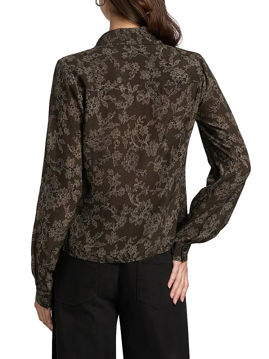 PAIGE Women's Desano Floral Shirt | Thumbnail 5 PAIGE Women's Desano Floral Shirt | Thumbnail 5