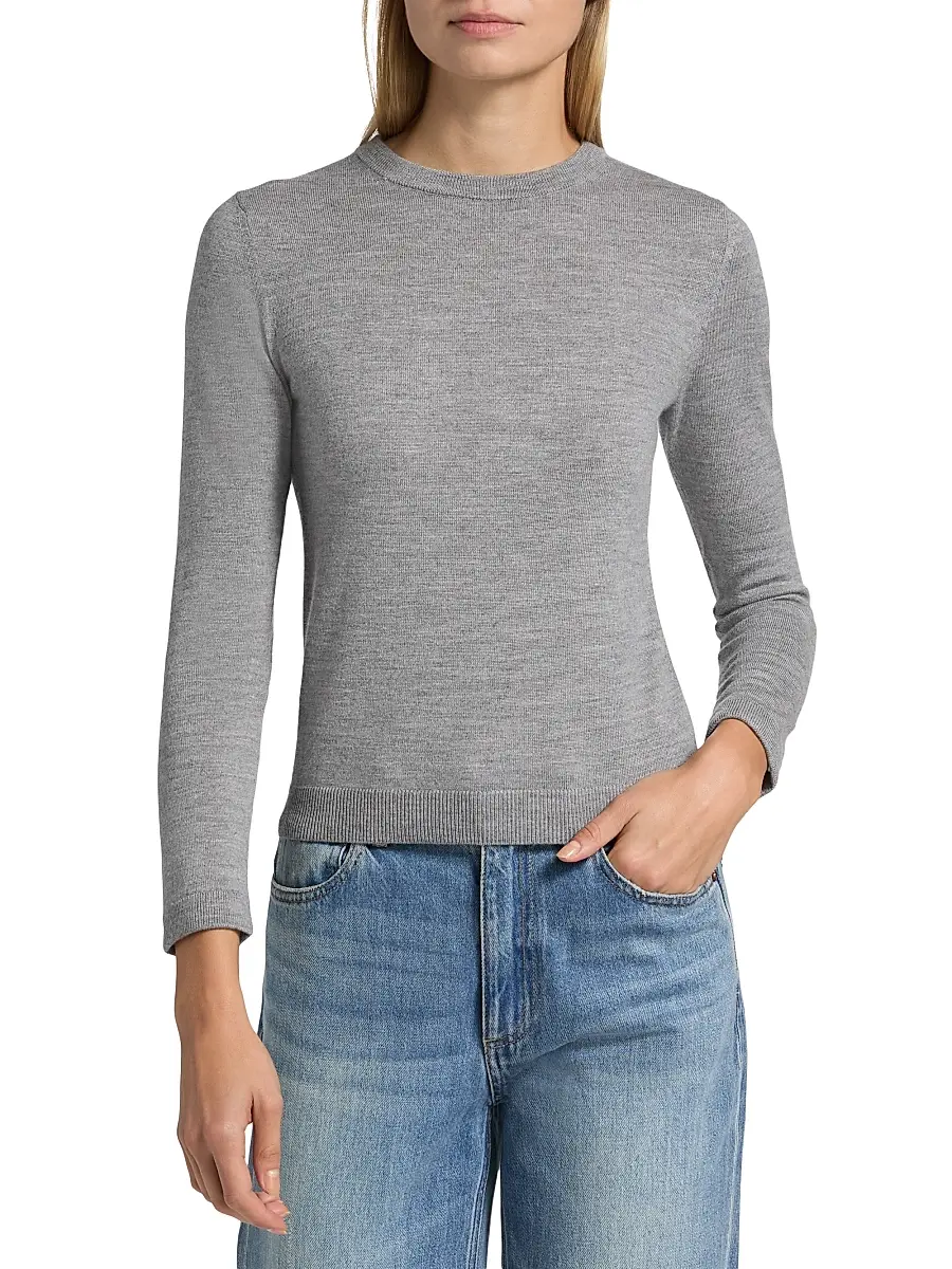 Alice + Olivia Women's Porla Collared Wool Sweater | Thumbnail 6 Alice + Olivia Women's Porla Collared Wool Sweater | Thumbnail 6